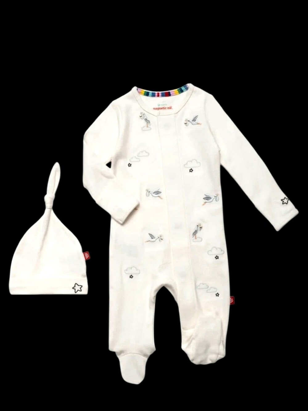 Magnetic Me "Beary Special Delivery" Modal Magnetic Footie with Hat Set